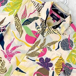 Roark Hawaiian Camp Shirt Mens S Multicolor Magic Bay Floral Preppy Huckberry